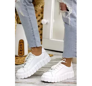 Кросівки біла шкіра Zipper. Розмір  36,37,38,39,40
